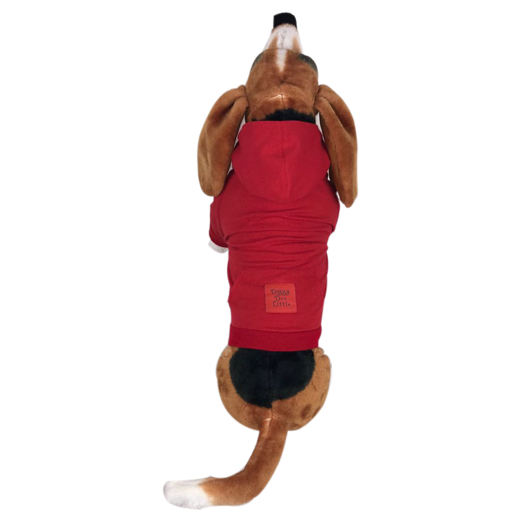 Red Dog Hoodie by Doggy Doo Little