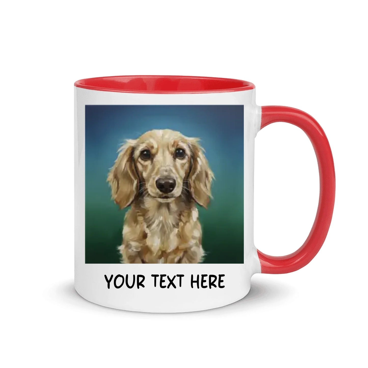 Thick Brushstroke - Double-Sided Photo Mug