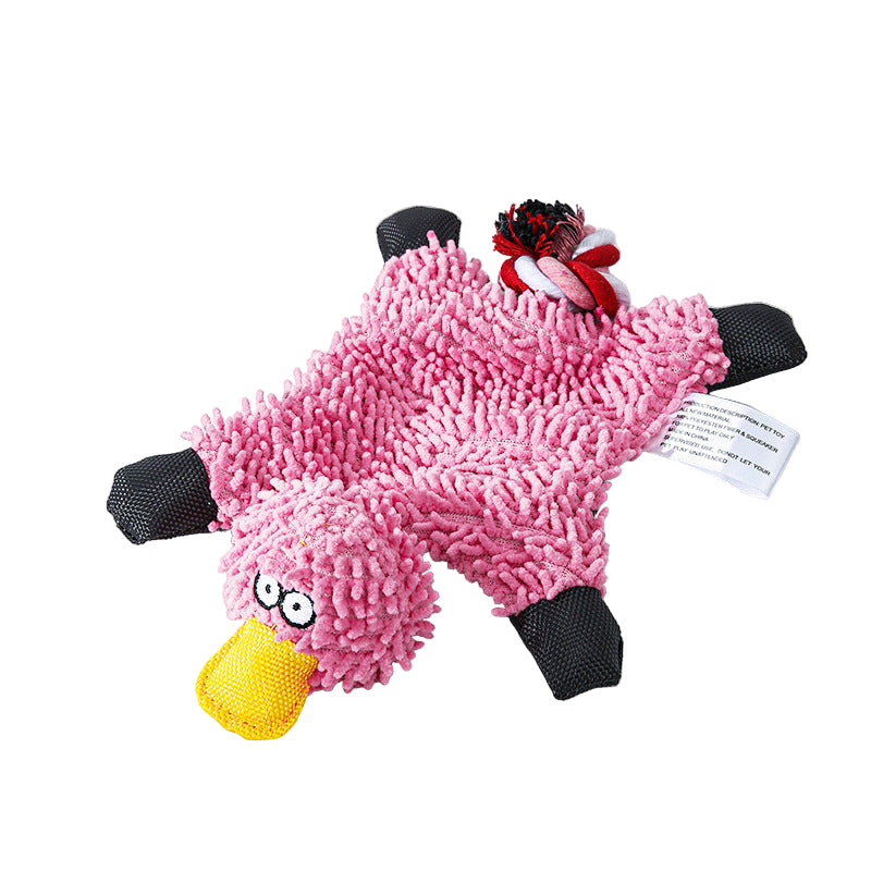 Mop Plush Duck Dog Toy