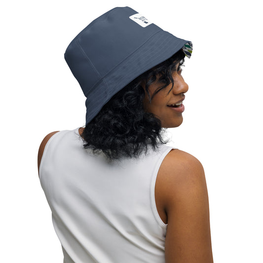 Pawprints of happiness reversible bucket hat