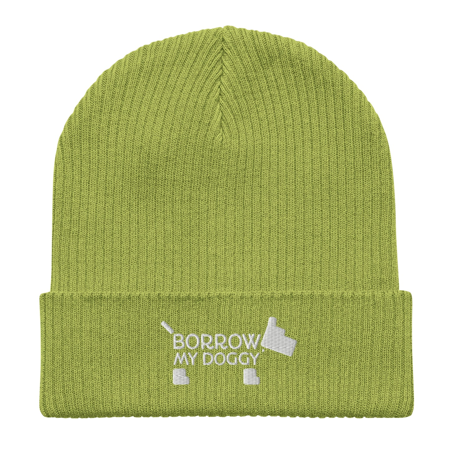 BorrowMyDoggy organic beanie