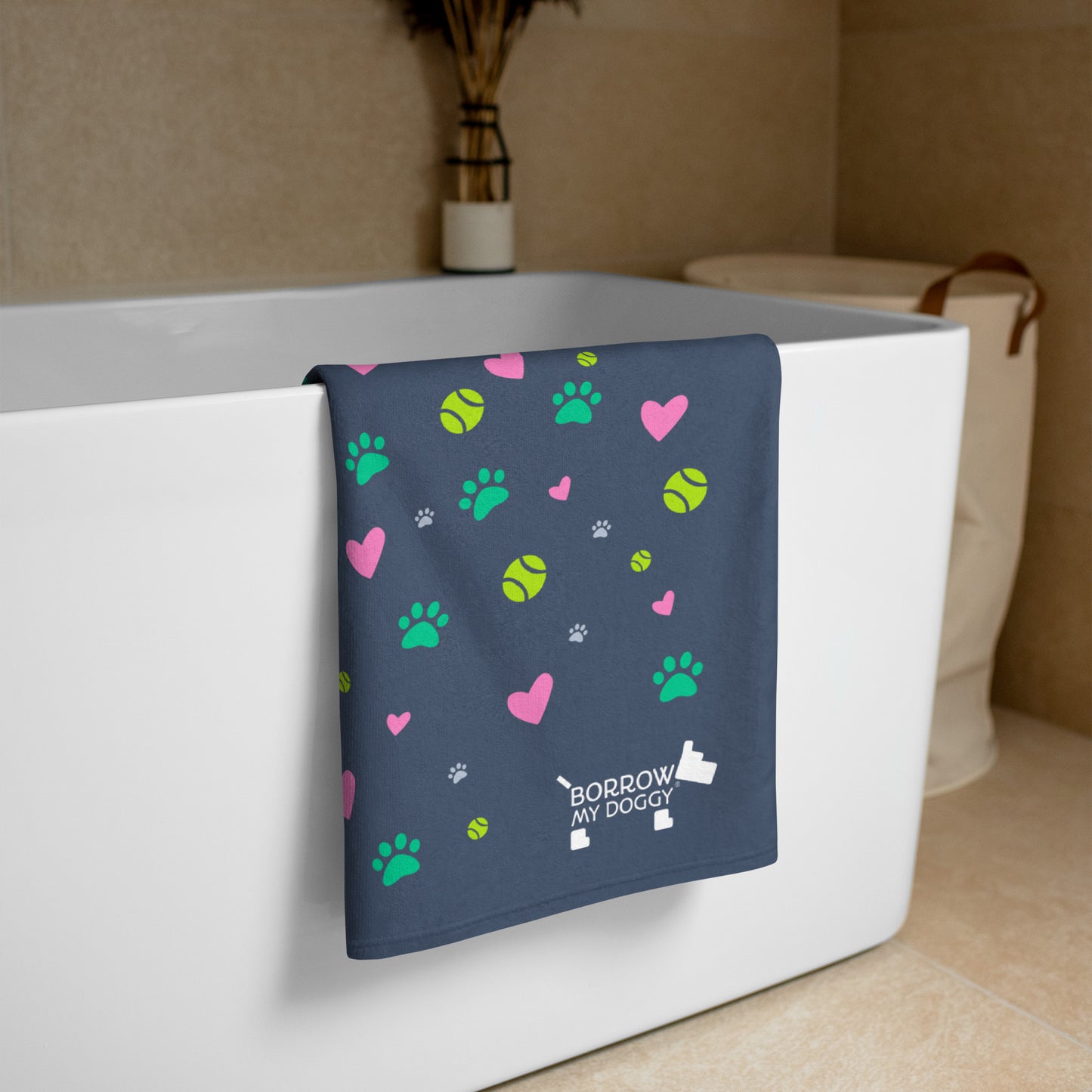 BorrowMyDoggy Icon Towel