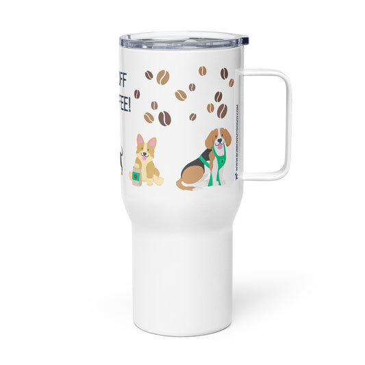 “Paws Off” Travel Mug with Handle