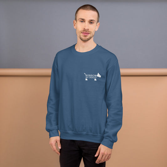 Indigo BorrowMyDoggy unisex sweatshirt