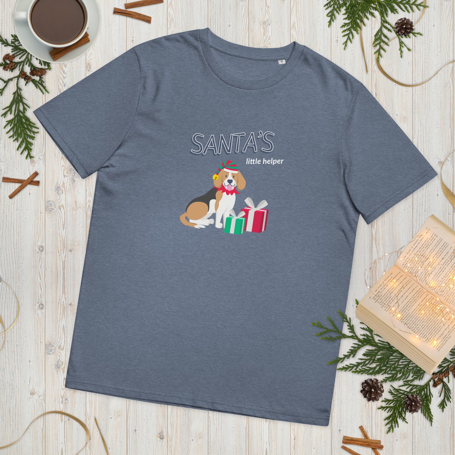 Santa's little helper unisex tee