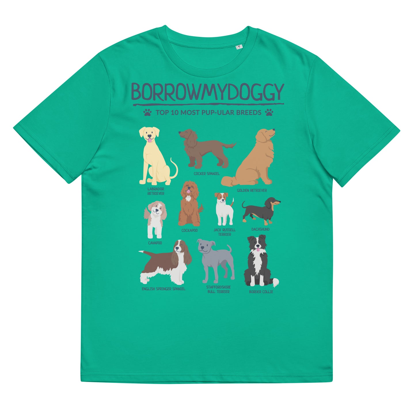 Most pup-ular breeds unisex tee