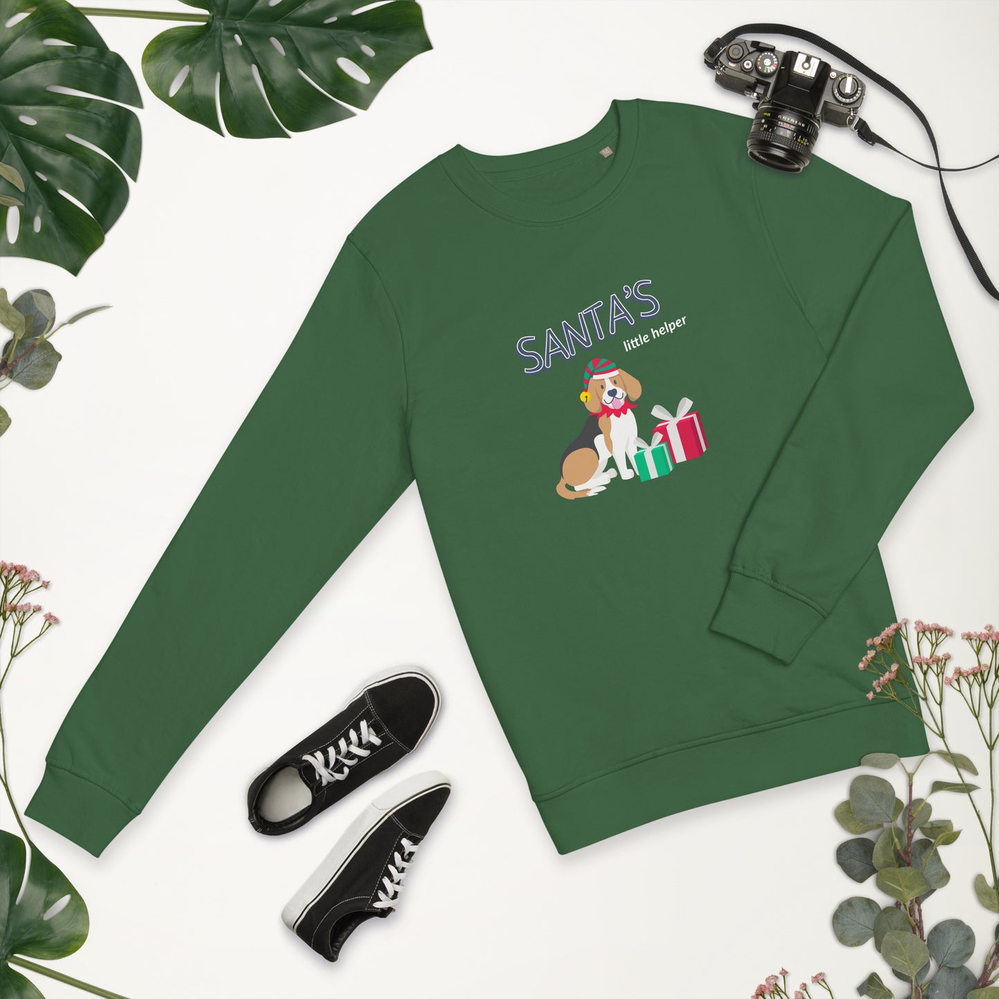 Santa's little helper unisex sweatshirt