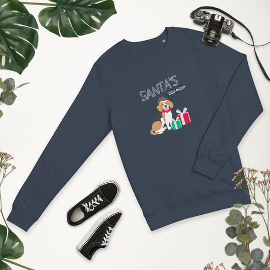 Santa's little helper unisex sweatshirt