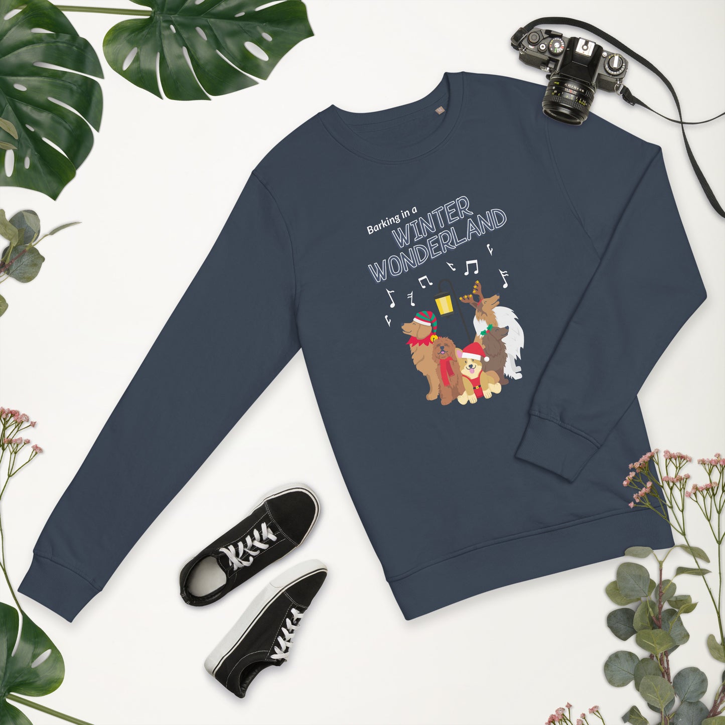“Barking in a Winter Wonderland” Unisex Sweatshirt