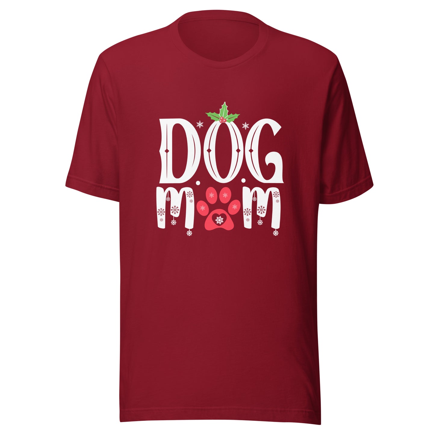 Dog Mum Unisex Christmas T-shirt