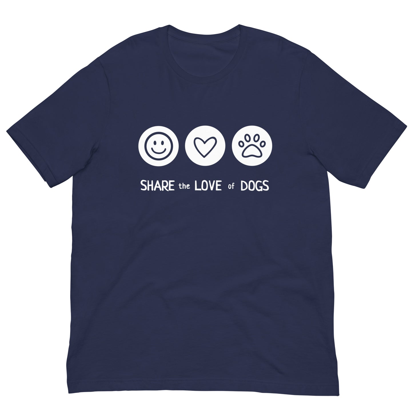 “Share the Love of Dogs” Unisex Tee
