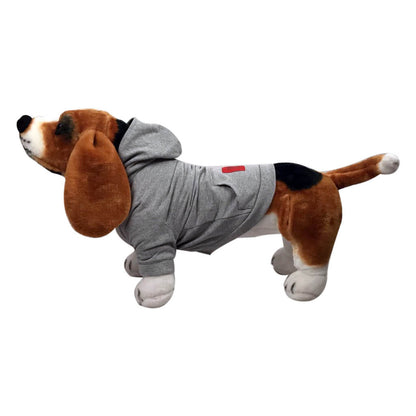 Grey Dog Hoodie by Doggy Doo Little