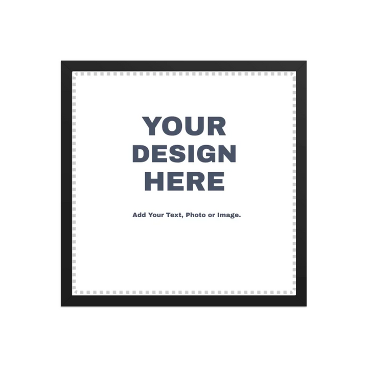 Framed Photo Paper Poster – Personalised