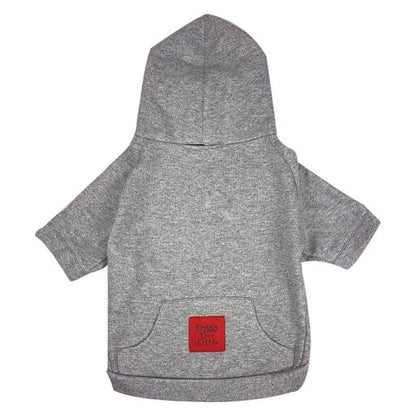 Grey Dog Hoodie by Doggy Doo Little