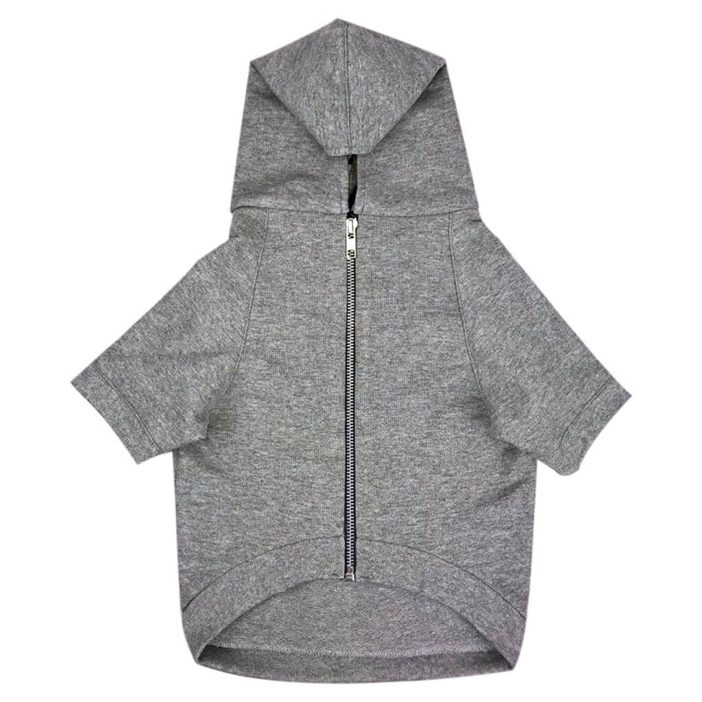 Grey Dog Hoodie by Doggy Doo Little