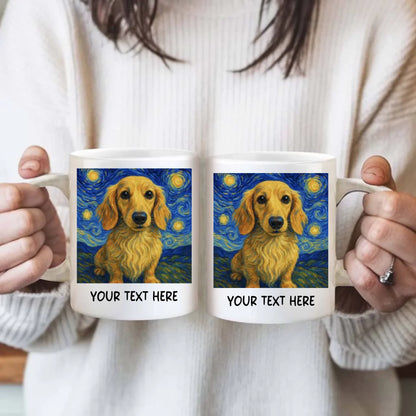 Van Gogh - Personalised Double-Sided Photo Mug