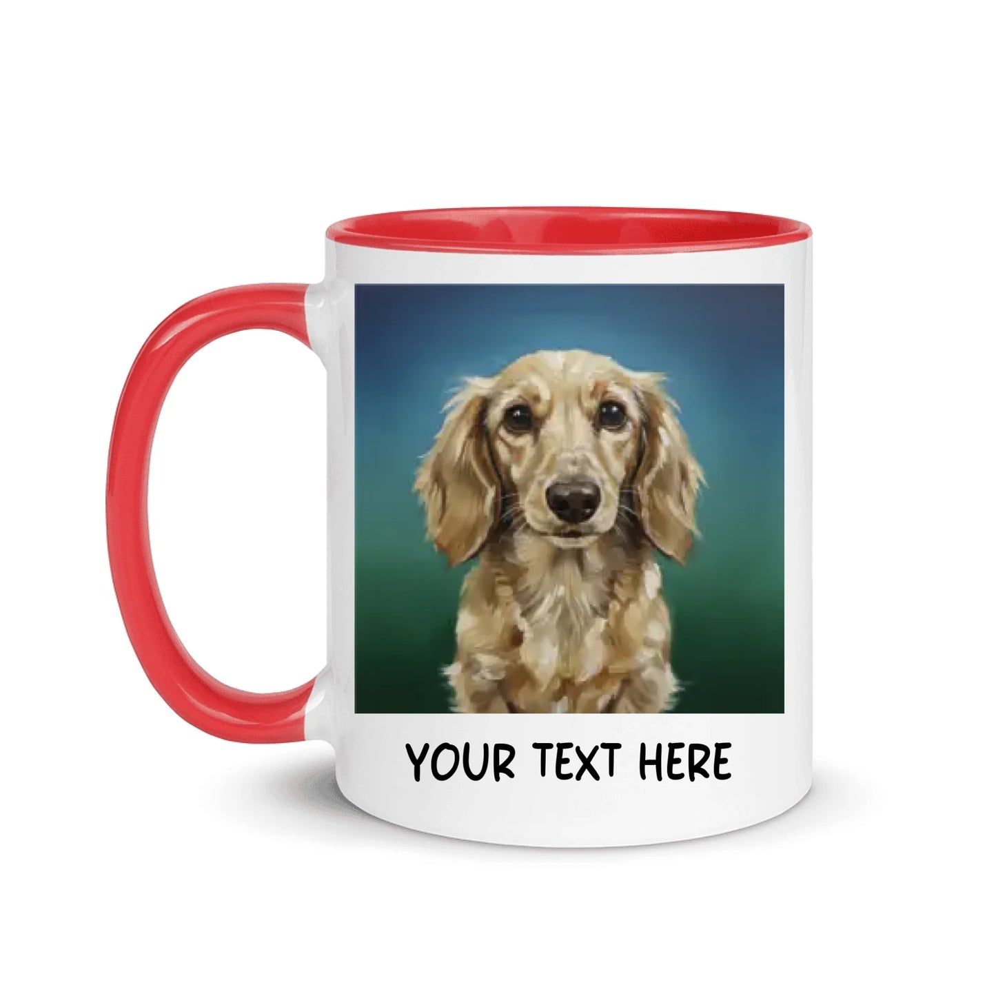 Thick Brushstroke - Double-Sided Photo Mug
