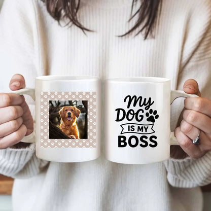 Paw Frames - Personalised Image & Pick Your Quote Mug