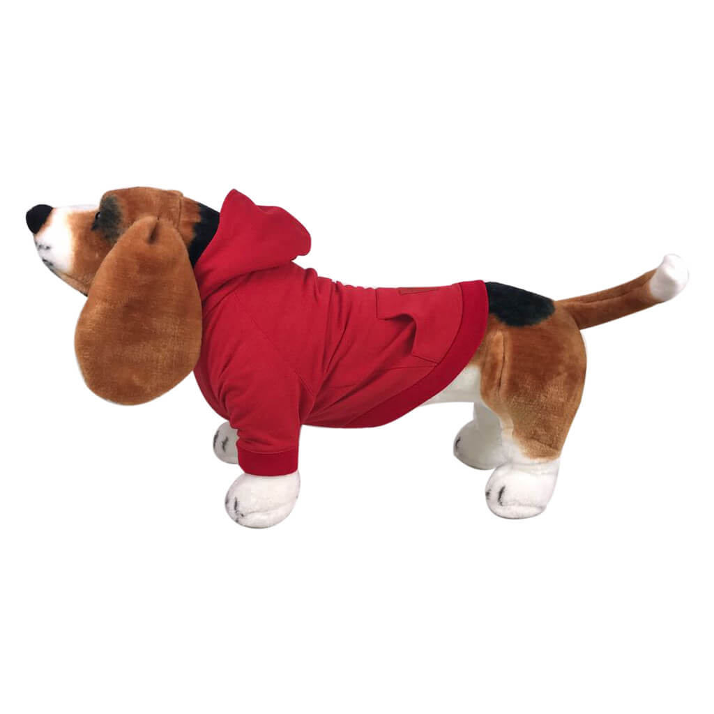 Red Dog Hoodie by Doggy Doo Little
