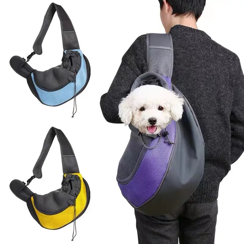 Breathable Mesh Dog Backpack Carrier-0