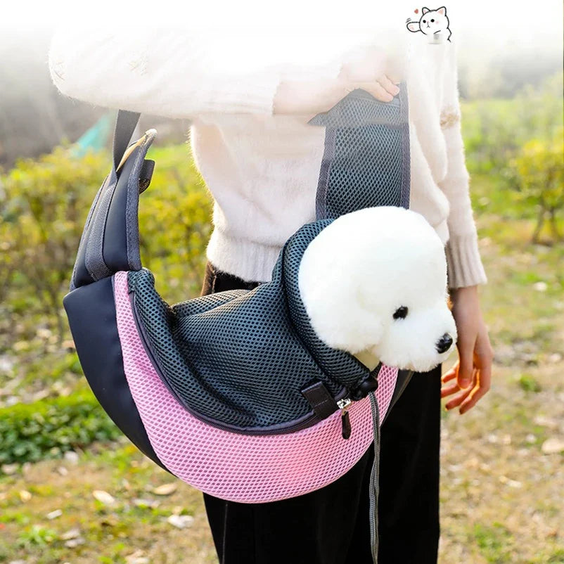 Breathable Mesh Dog Backpack Carrier-1