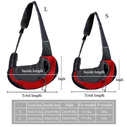 Breathable Mesh Dog Backpack Carrier-2