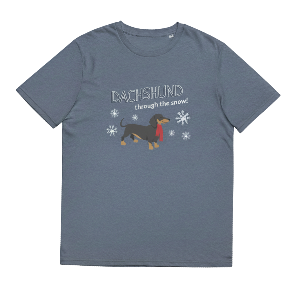 “Dachshund Through the Snow” Unisex Tee