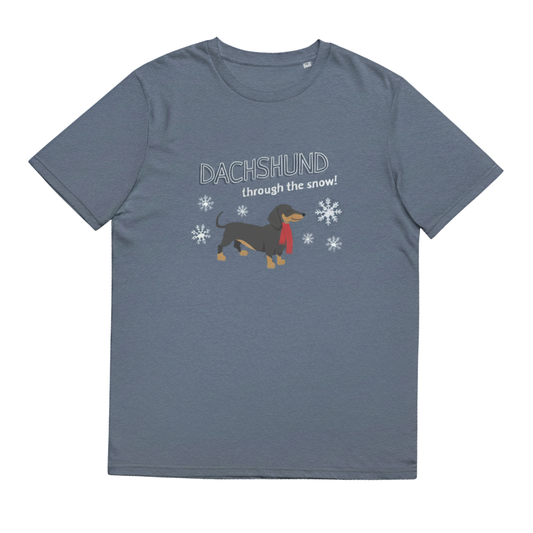 “Dachshund Through the Snow” Unisex Tee