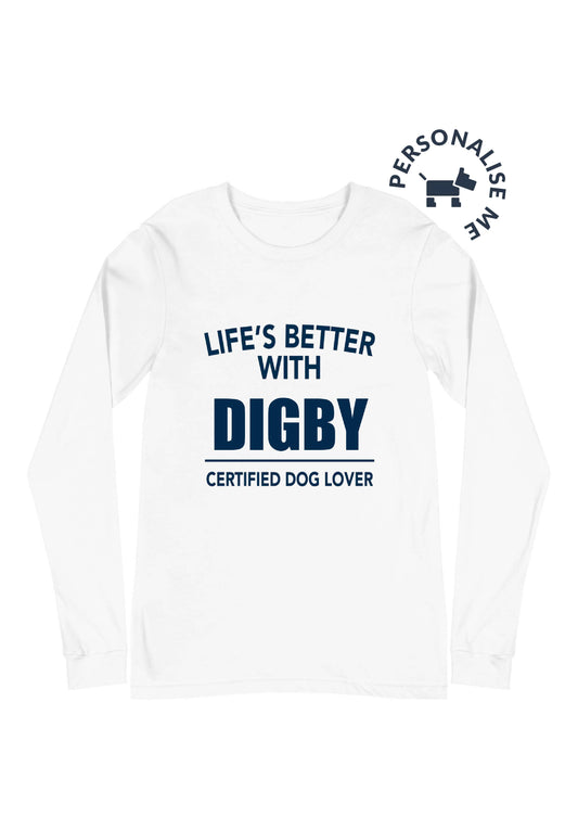 Unisex Long Sleeve Tee - Personalised