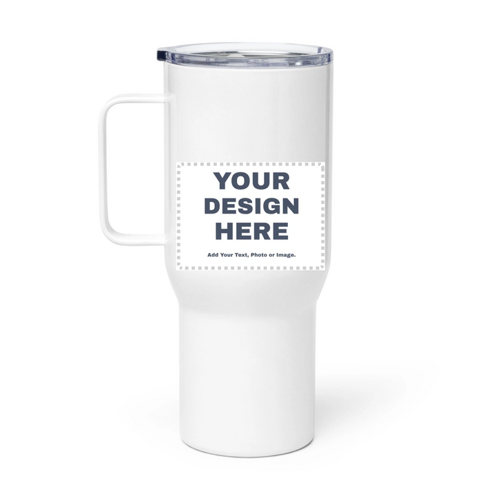 Travel Mug with Handle - Personalised