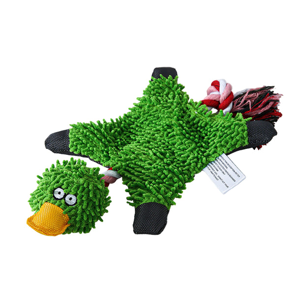 Mop Plush Duck Dog Toy