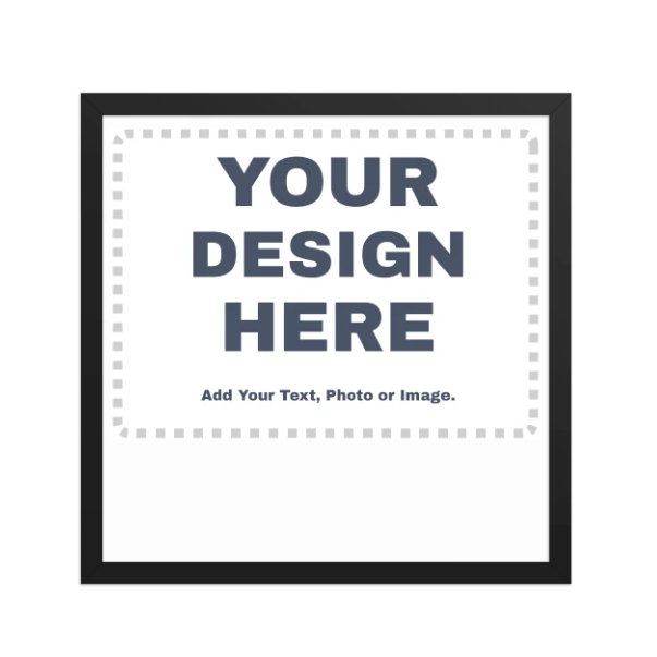 Framed Photo Paper Poster – Personalised