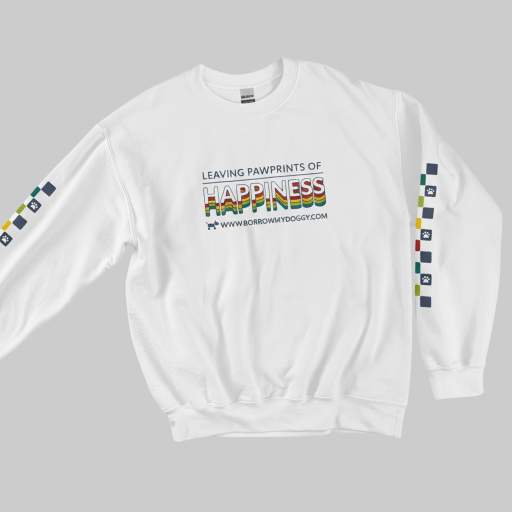 "Pawprints of Happiness" Unisex Sweatshirt