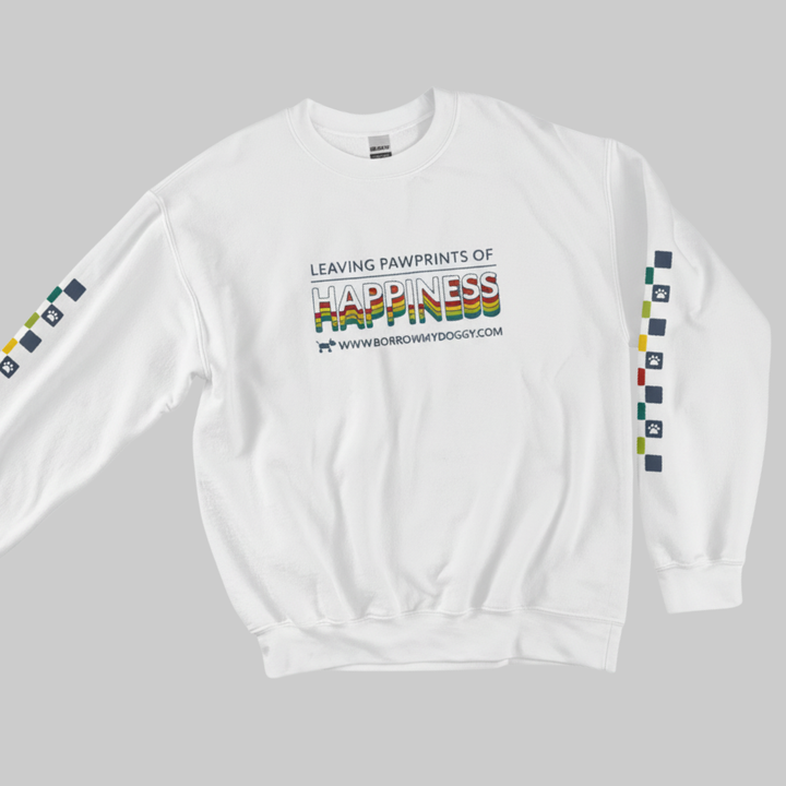"Pawprints of Happiness" Unisex Sweatshirt