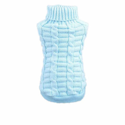 Warm Knit Dog Sweater for Winter Outdoor Use-6