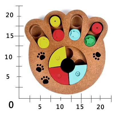 Wooden Puzzle Toy for Dogs-1