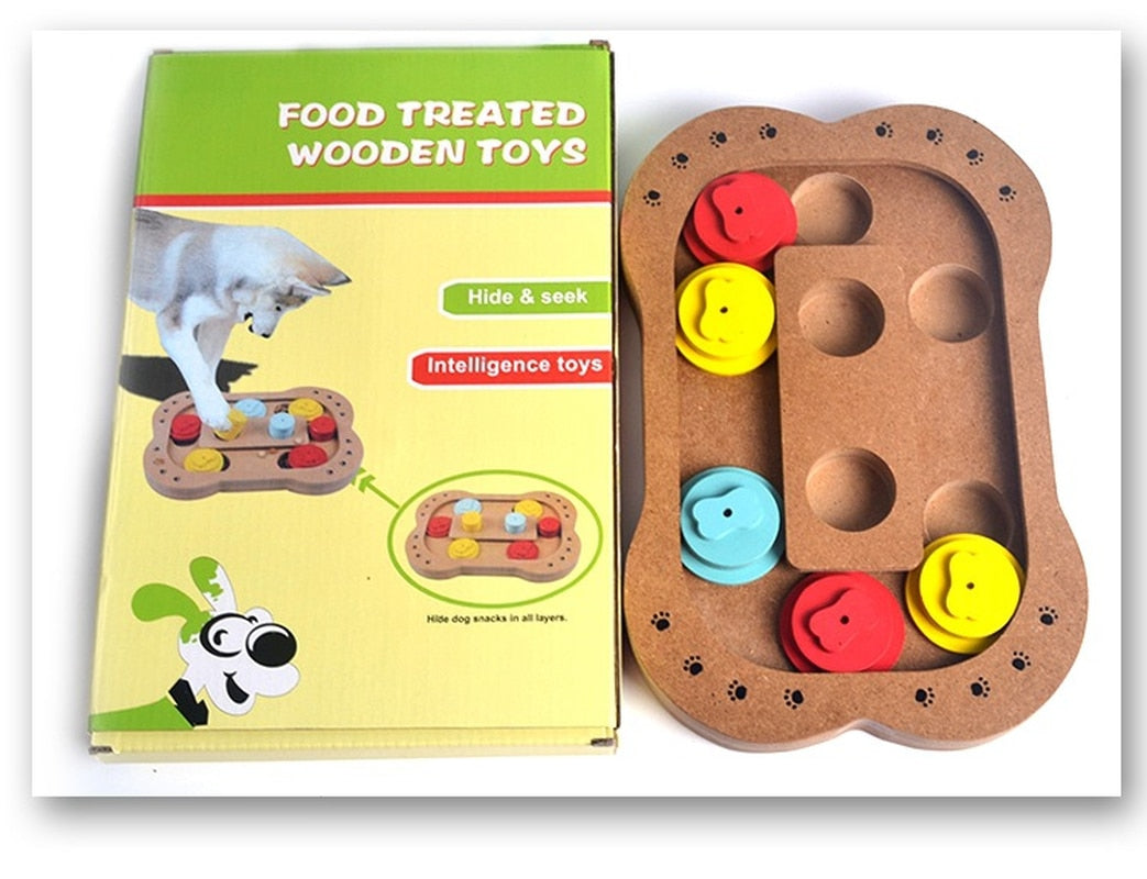 Wooden Puzzle Toy for Dogs-4
