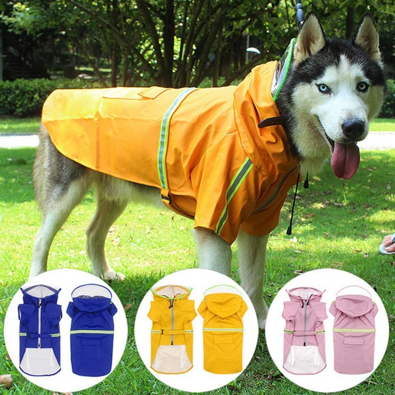 Reflective Dog Raincoat