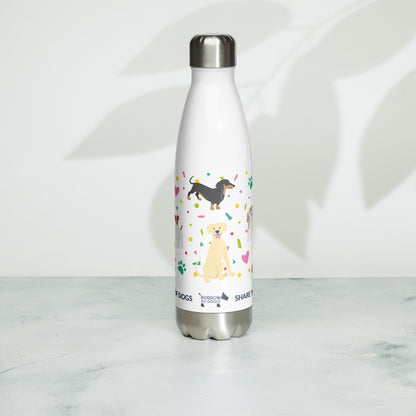 Share the love stainless steel water bottle