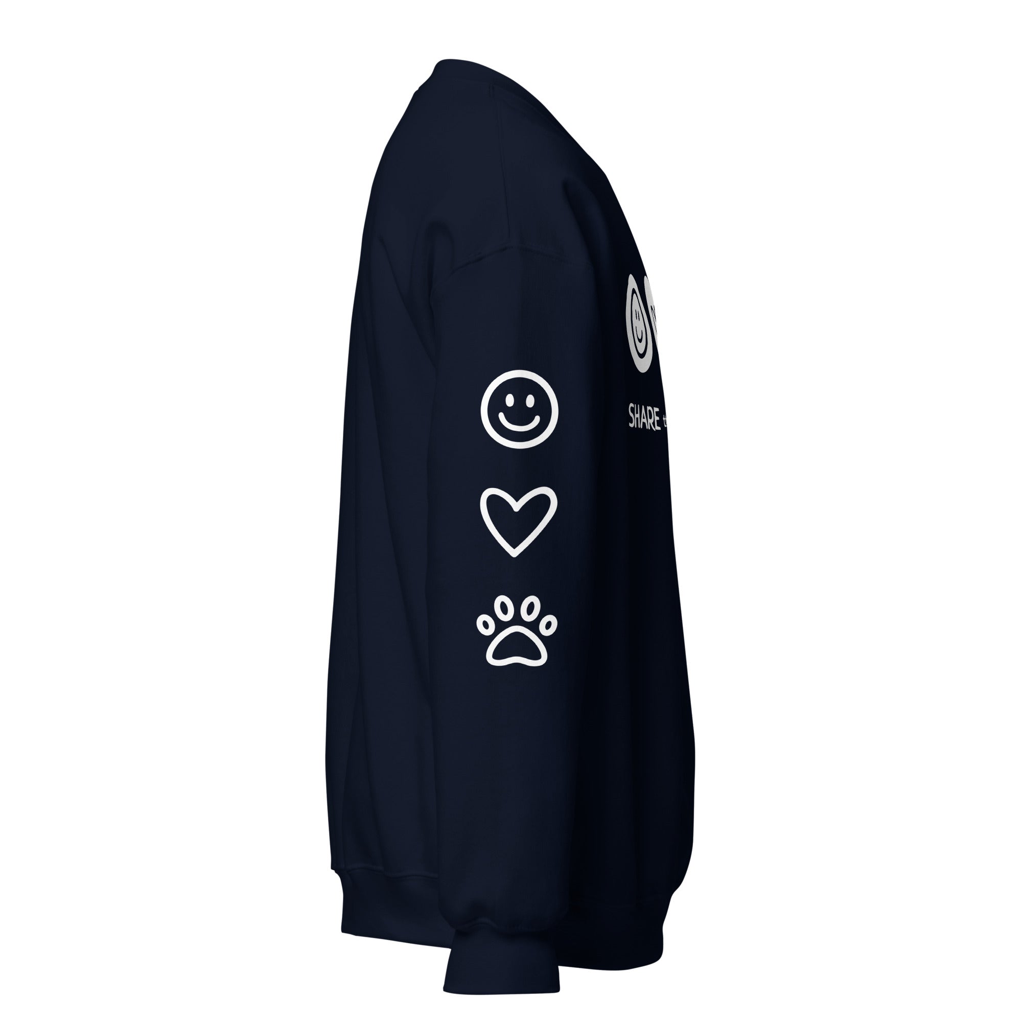 Share the Love Unisex Sweatshirt (Navy)