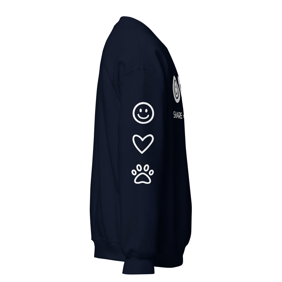 Share the Love Unisex Sweatshirt (Navy)