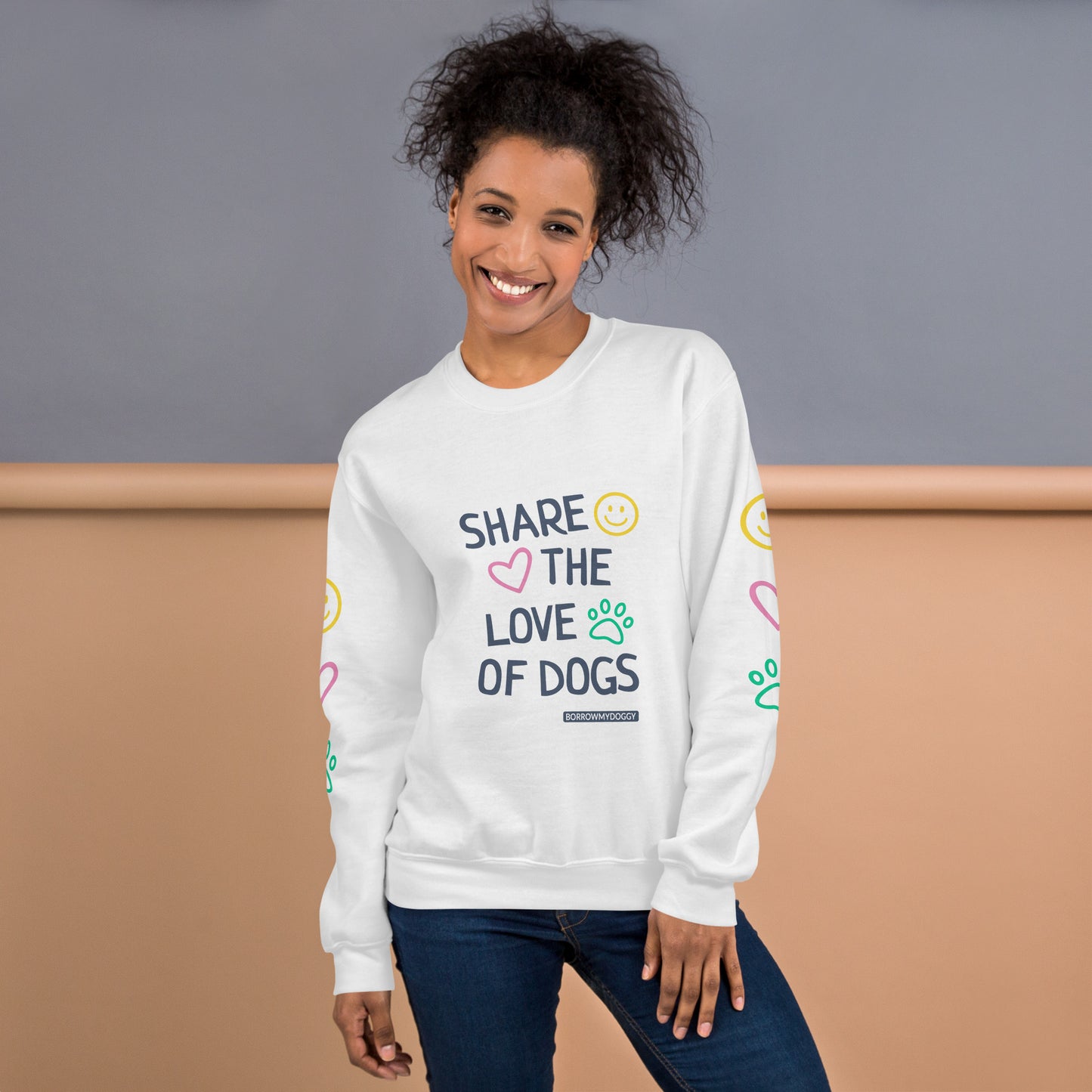 Share the love unisex sweatshirt