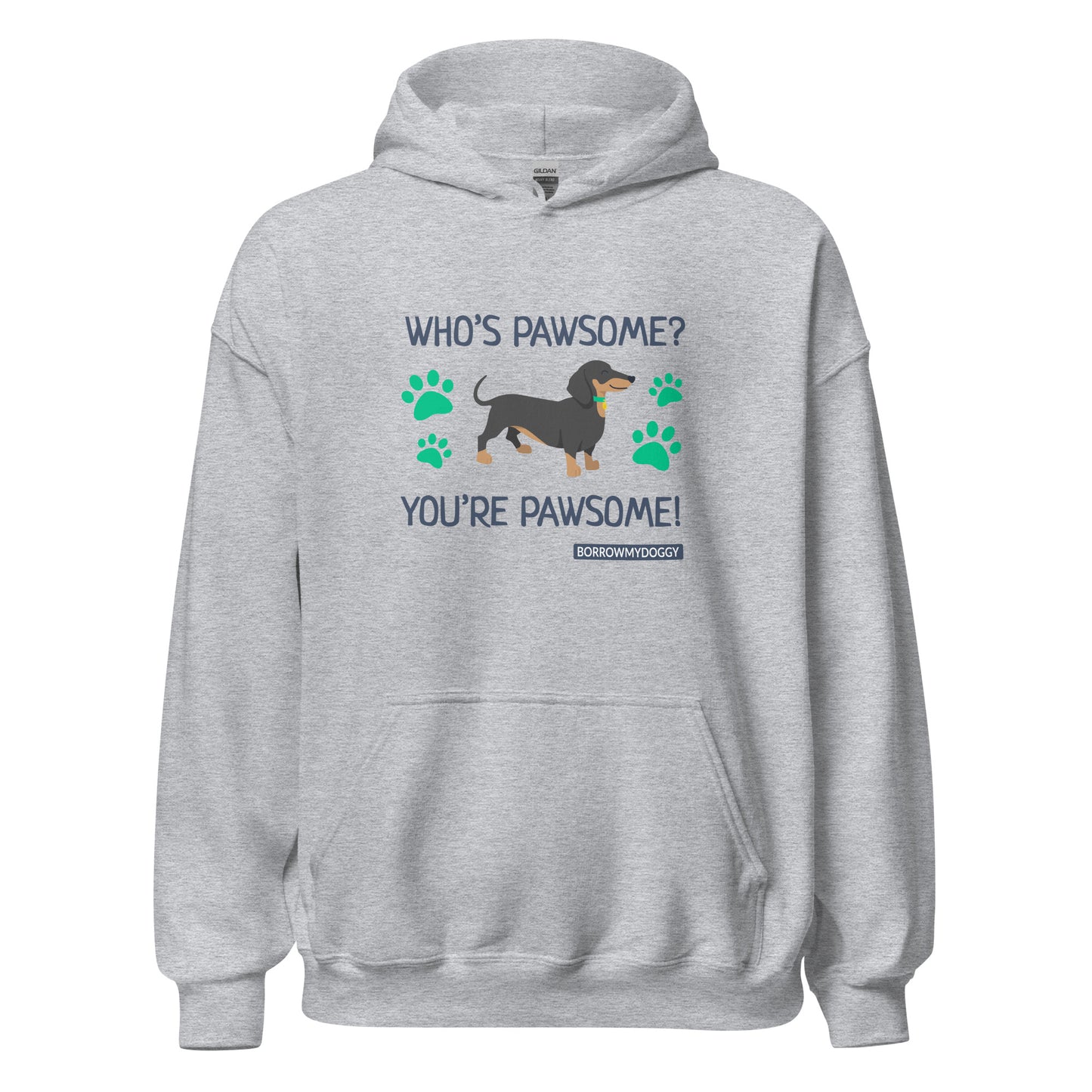 "Who's Pawsome" Unisex Hoodie