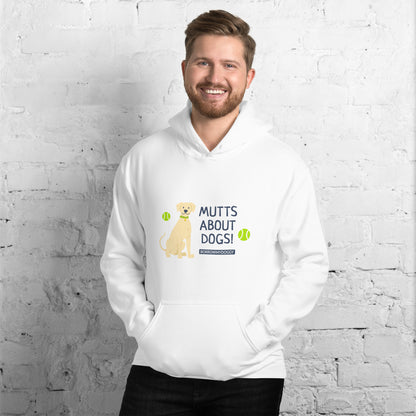 "Mutts about dogs" unisex hoodie