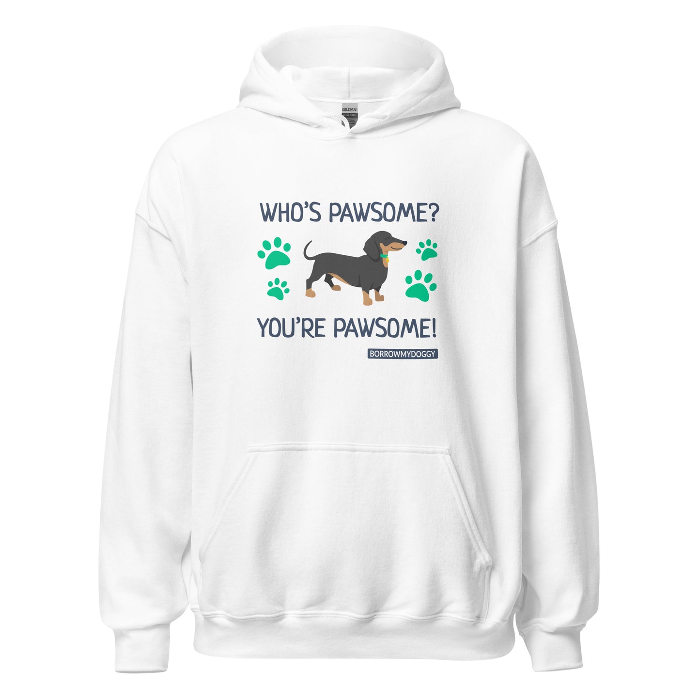 "Who's Pawsome" Unisex Hoodie