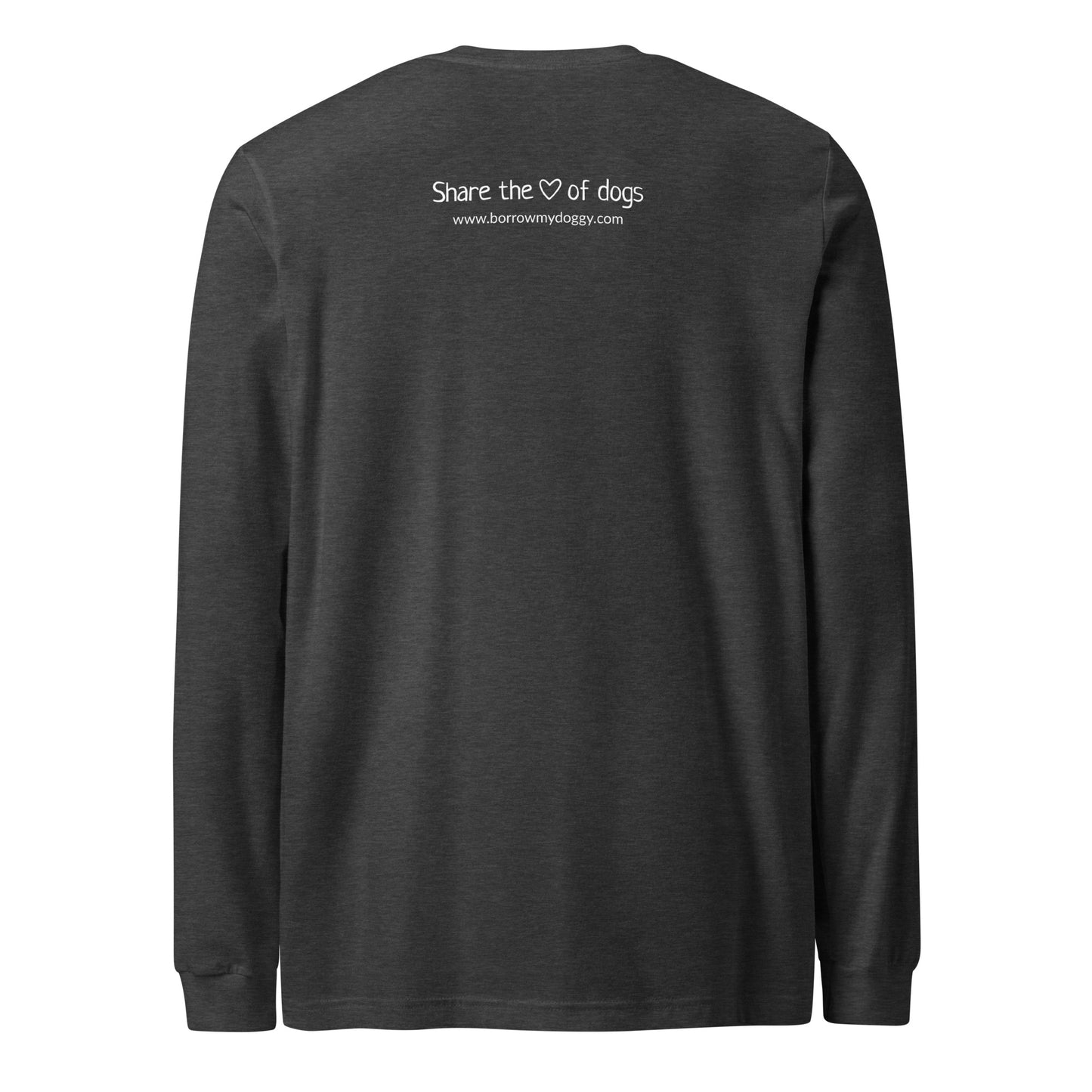 BorrowMyDoggy Logo Unisex Long Sleeve Tee