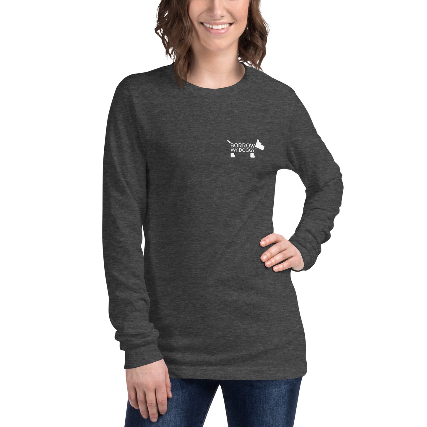 BorrowMyDoggy basic unisex long sleeve tee