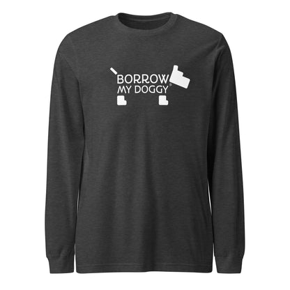 BorrowMyDoggy Logo Unisex Long Sleeve Tee