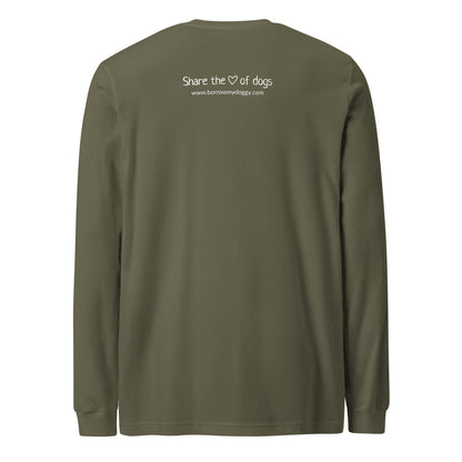 BorrowMyDoggy Logo Unisex Long Sleeve Tee