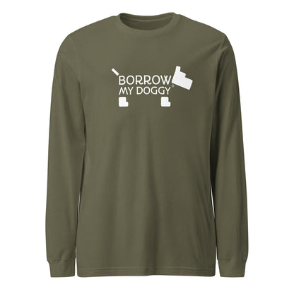 BorrowMyDoggy Logo Unisex Long Sleeve Tee